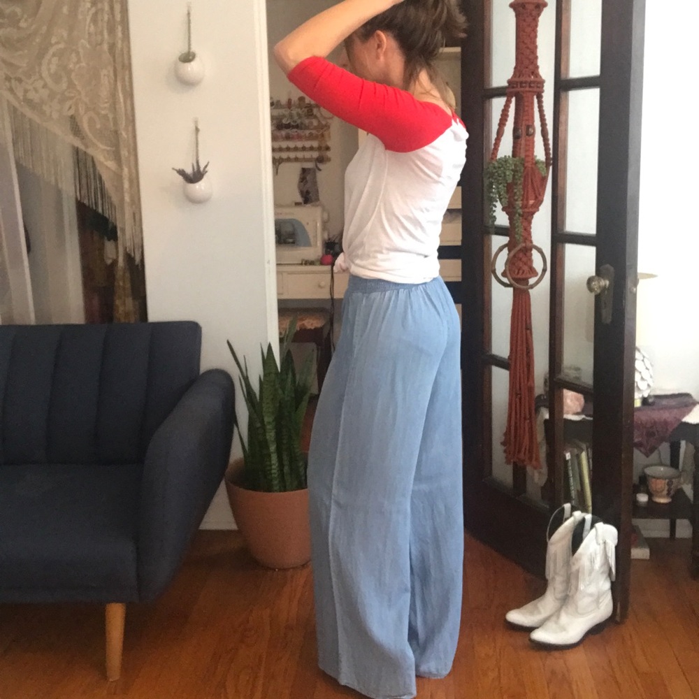 Wide leg lounge pants